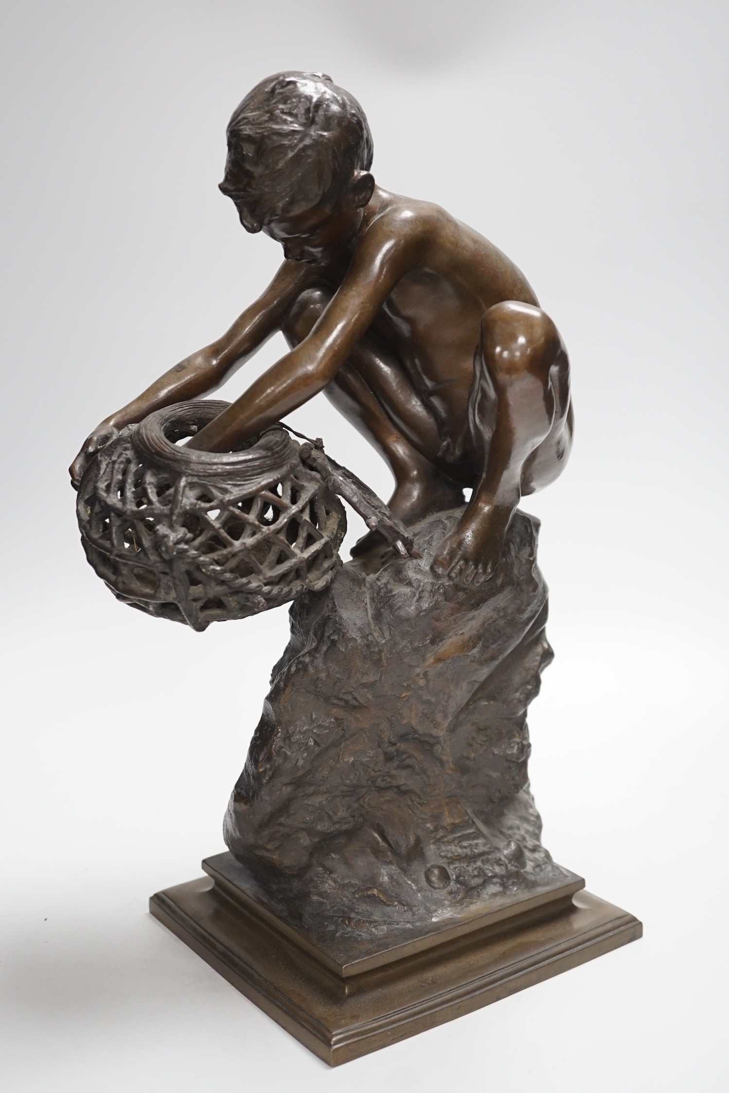 Achille D’Orsi (1845-1922) - bronze figure, 